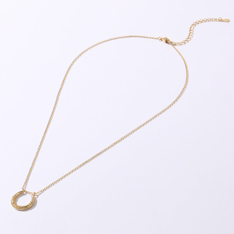 14K Gold Geometric Necklace