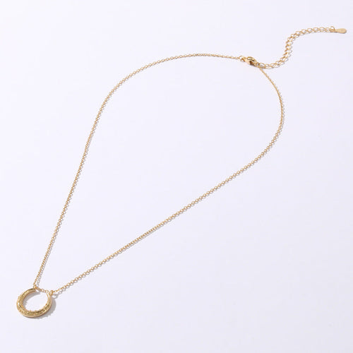 14K Gold Geometric Necklace